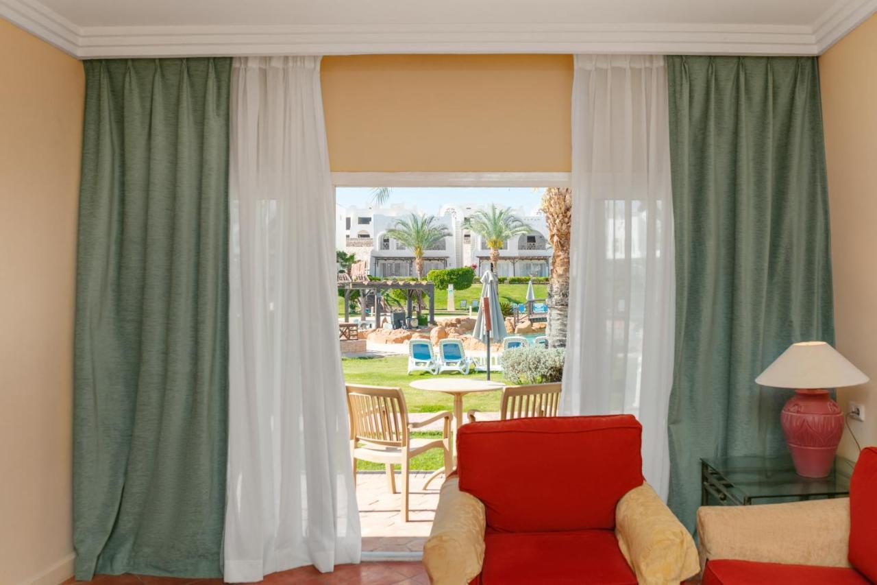Sharm Dreams Vacation Club - Aqua Park Hotel Exterior photo Curtains